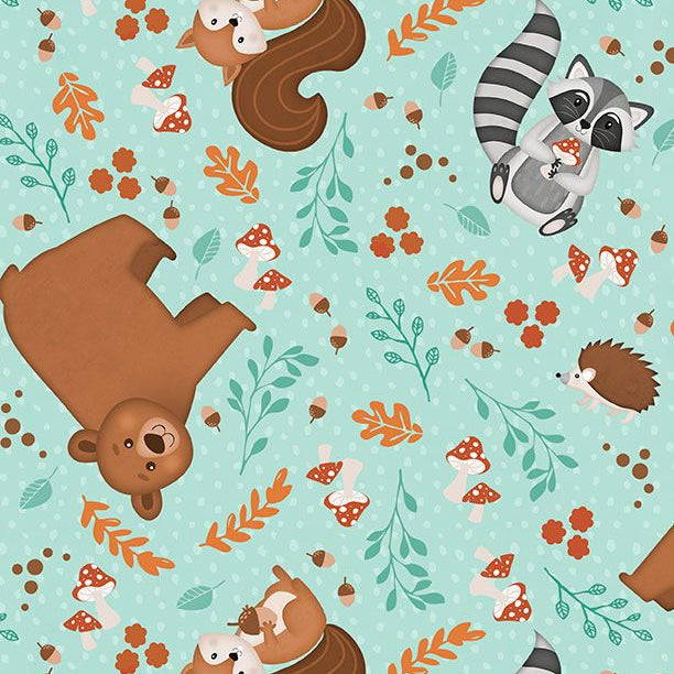 In the new collection from Jennifer Pugh, Woodland Whimsy, a larg