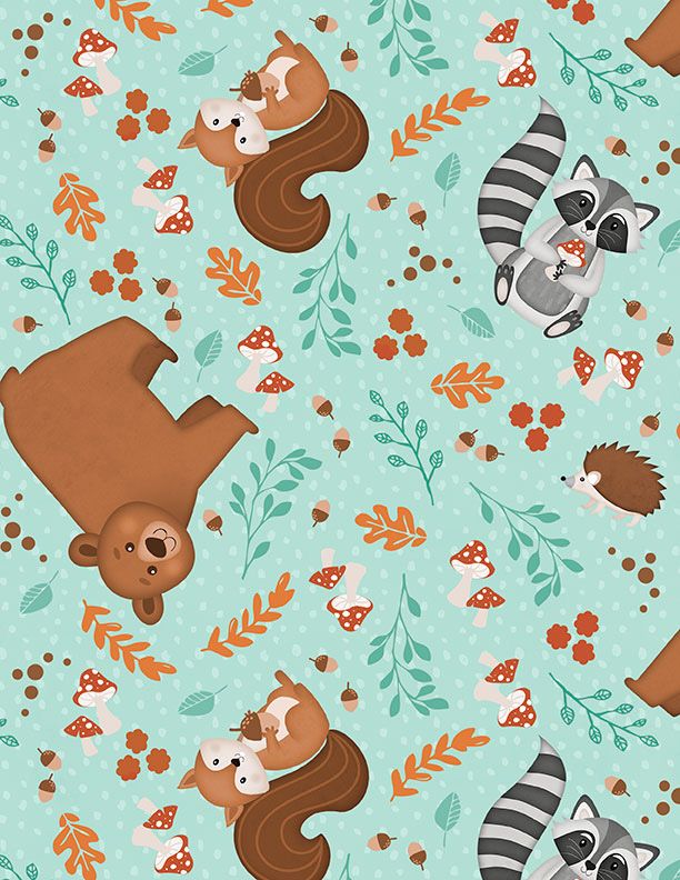In the new collection from Jennifer Pugh, Woodland Whimsy, a larg