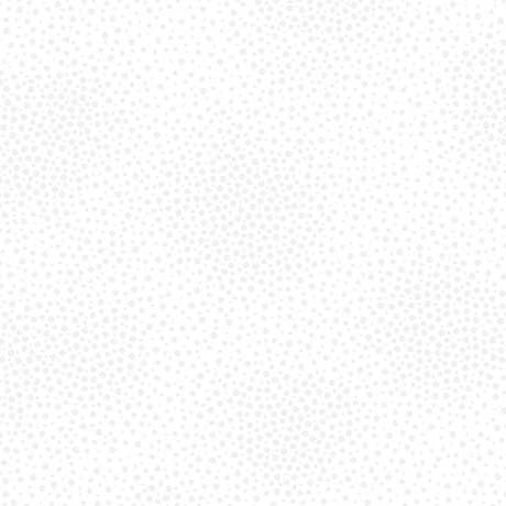 White tonal with lots of dots.