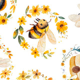 Buzzing with charm, sweetness, and sunshine, Buzz, Buzz, Buzz, from Quilting Treasures has adorable bees, bears, beehives, and sweet florals and will bring joy and whimsy to your next project. Perfect for quilts, nursery decor, apparel, and accessories for any beekeeper!