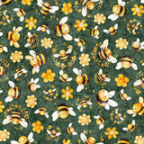 Buzzing with charm, sweetness, and sunshine, Buzz, Buzz, Buzz, from Quilting Treasures has adorable bees, bears, beehives, and sweet florals and will bring joy and whimsy to your next project. Perfect for quilts, nursery decor, apparel, and accessories for any beekeeper!