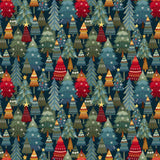 Nordic Holiday Village Dark Blue