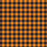 Buffalo Check Orange and Black