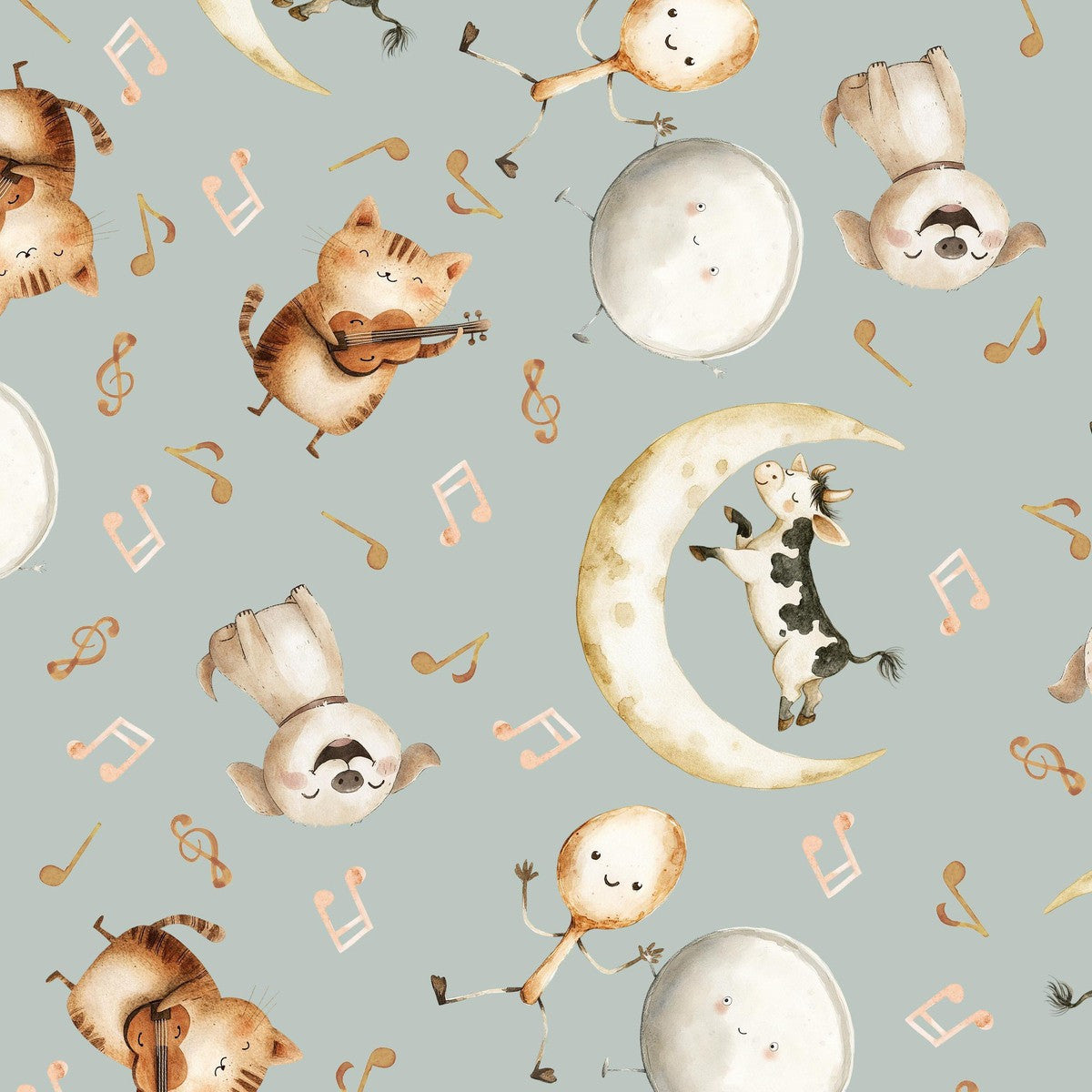 Nursery Rhyme Time is a precious collection from Oleander Studio 