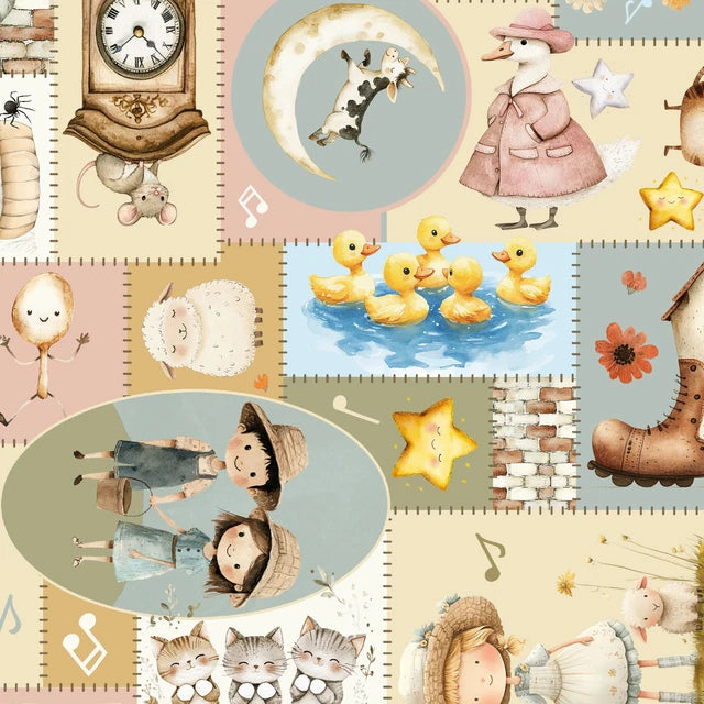 Nursery Rhyme Time is a precious collection from Oleander Studio 