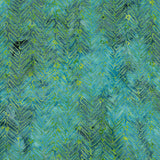 Peacock Galore Batiks Green Multi