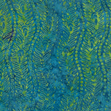 Peacock Galore Batiks Blue Multi
