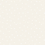 Tiny white stars and dots on a light cream background. P&B Textil