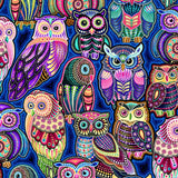 Sahul Land Stacked Owls Blue