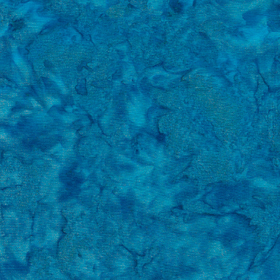 Dark aqua batik.