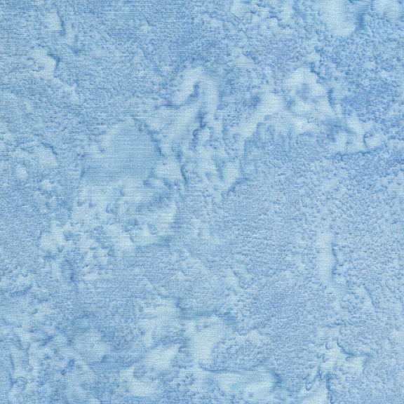 Light blue tonal batik.