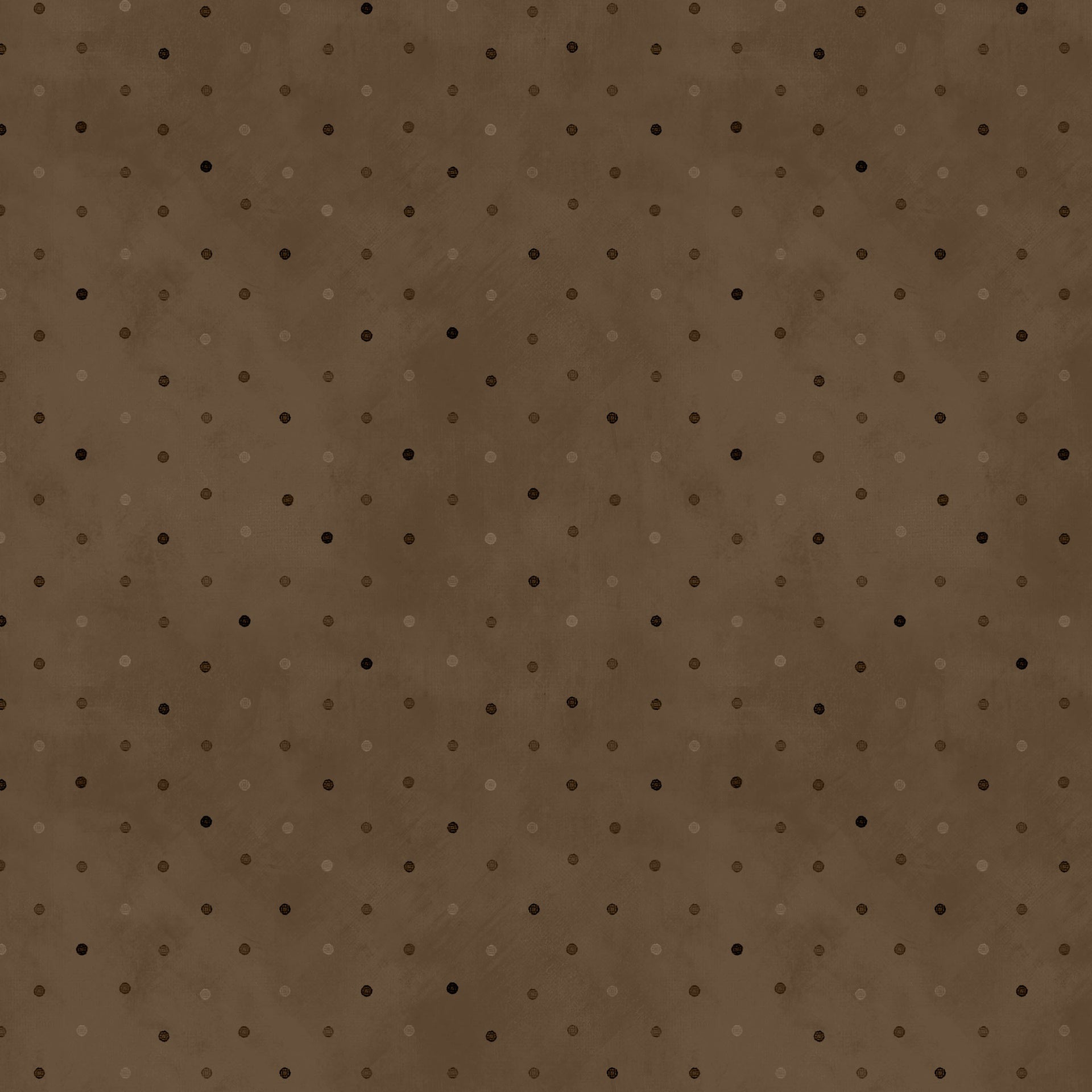 Red brown background with tan and brown dots.