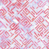 Bubbles, Curves and Corners Batiks 612402100 Pink Tea Rose