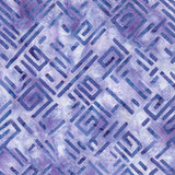 Bubbles, Curves and Corners Batiks 612402403 Purple Periwinkle