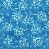 Floral Wonders Batiks Lake Blue