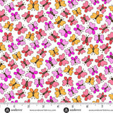 Flutter A-1035-E Small Butterflies Pink