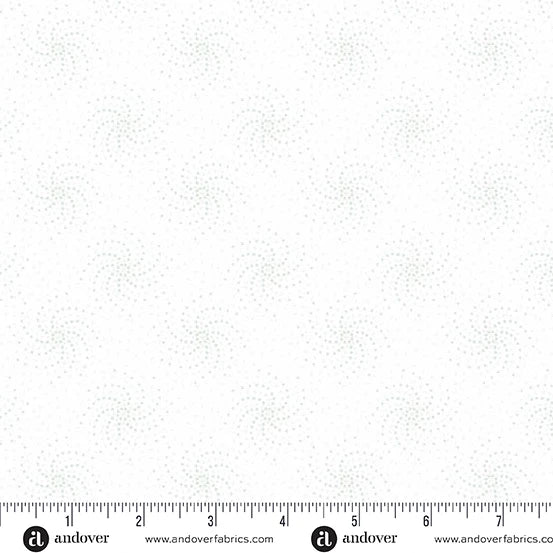 White background with swirling dots.