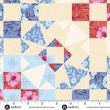 Petals and Stitches A-1573-B Garden Blocks Denim