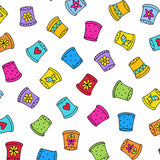 Sew Happy White Multi C