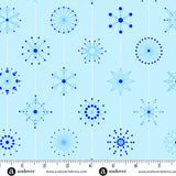 Century Prints - Deco Frost CS-1114-LB Arctic Snowflakes