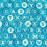 Just My Type Batiks Turquoise