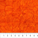 Hexies Batiks Pumpkin