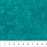Hexies Batiks Turquoise