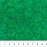 Hexies Batiks Emerald