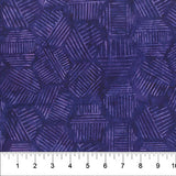 Hexies Batiks Eggplant