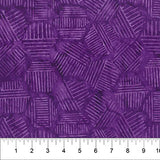 Hexies Batiks Hickory Plum