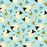 Country Fair 8209-17 Aqua Multi
