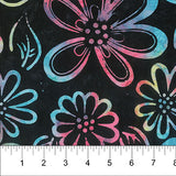 Scribbles Batiks Pink Punch A