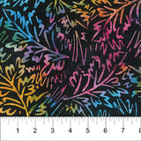 Scribbles Batiks Black C