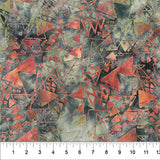 Quilting is My Voice Batiks Triangle Maze Artichoke