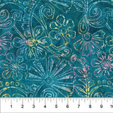 Boho Spirit Batiks 83340-62 Turquoise