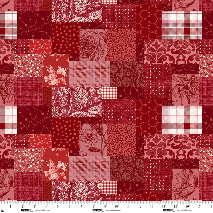 Pieces of America by Lilac Bee Designs is an iconic patchwork pat
