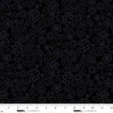 Dark Shadows is the perfect black colored basic fabric collection