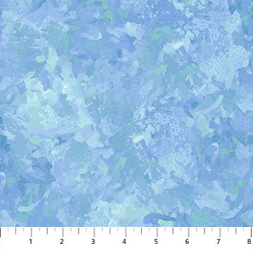 Blue and green textured tonal. Chroma by Northcott is a line of s
