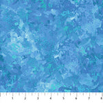 Blue and aqua green textured tonal. Chroma by Northcott is a line