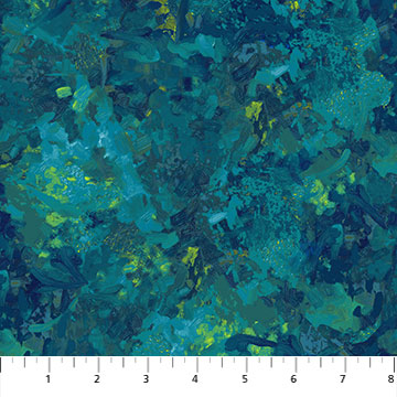 Blue and teal textured tonal. Chroma by Northcott is a line of st
