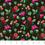 June Black Multi Floral