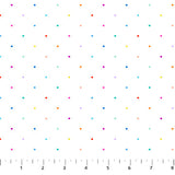 Dovetail 92026-10 Ditsy Dots White Multi