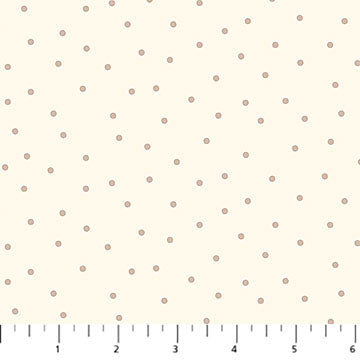 Light pink background with scattered mauve dots.