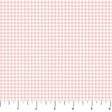 Tiny gingham checks in pink and white.