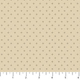 Beige background with tan colored stars in neat rows.