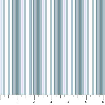 Blue and white pinstripes.