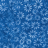 Bali Rainforest Batiks Daisy Sapphire