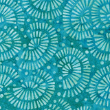 Bali Rainforest Batiks Mosaic Teal
