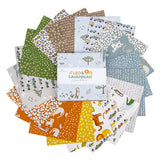 5" squares
42 pieces per pack