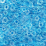 Bubble Blues Batiks Cerulean